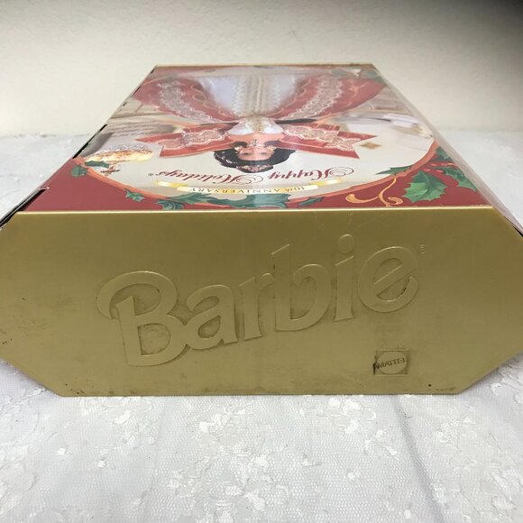 1997 Mattel Special Edition 10th Anniversary Happy Holidays Barbie 17832 - Picture 3 of 7
